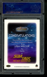 2010 Star Trek Autograph Lisa Wilcox as Yuta Limited Edition Auto PSA 10